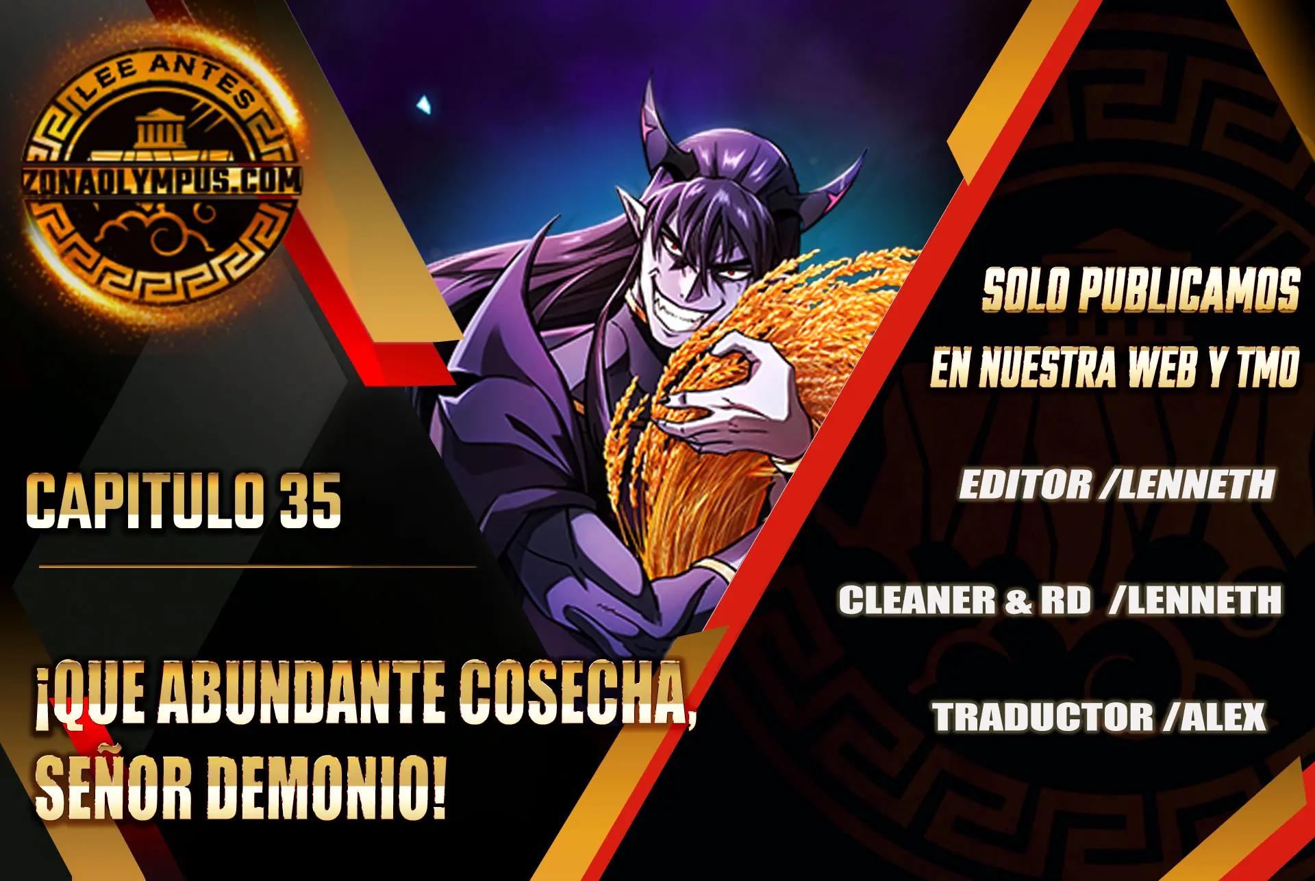 ¡Que abundante cosecha, señor demonio! > Capitulo 35 > Page 01