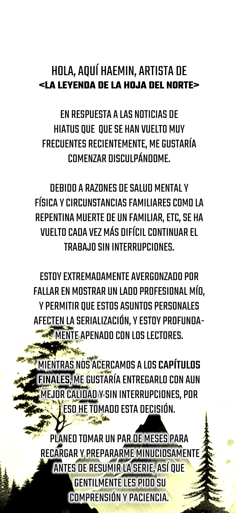 La Leyenda de la Hoja del Norte > Capitulo 192.5 > Page 01