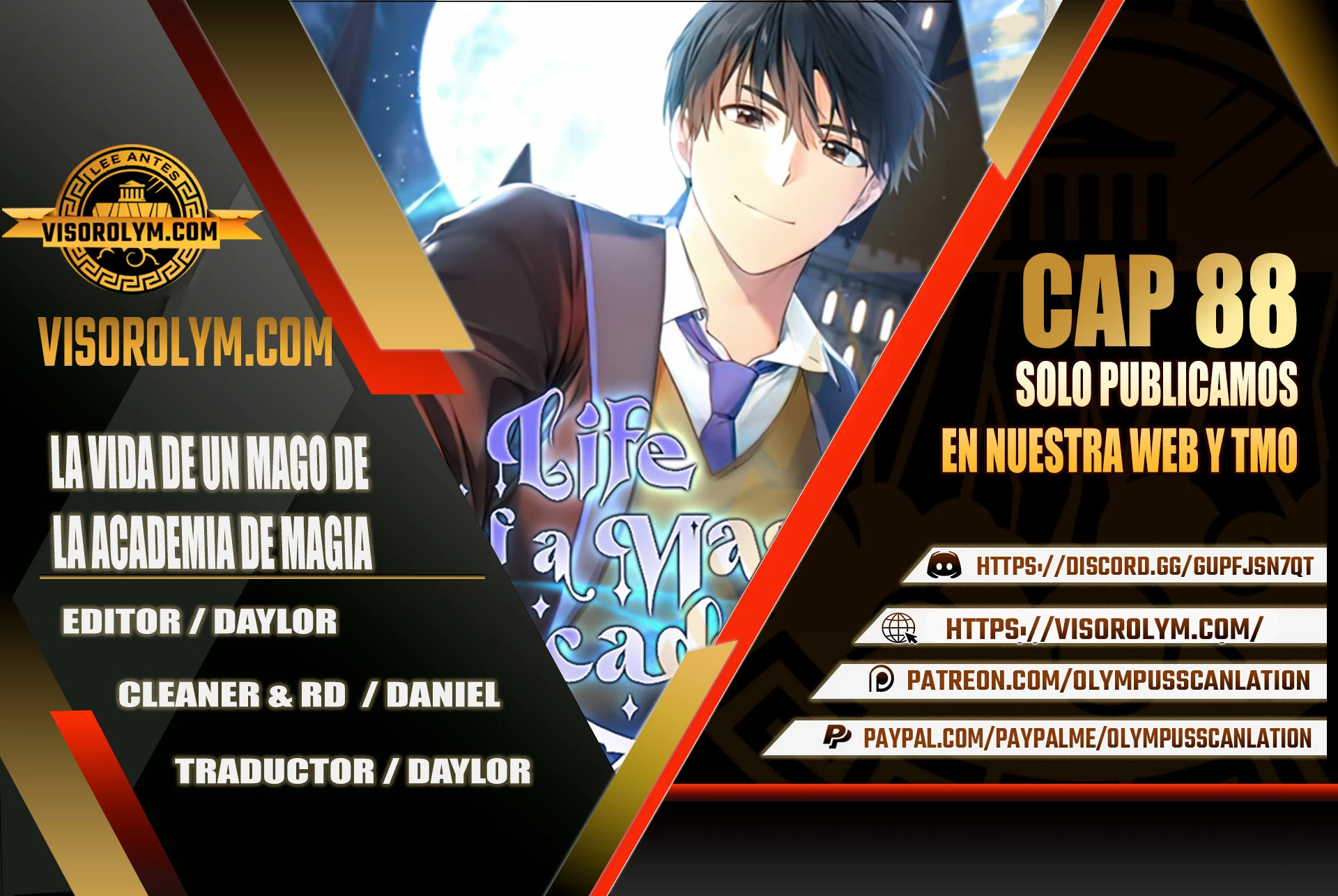 La vida de un mago de la academia de magia > Capitulo 88 > Page 01