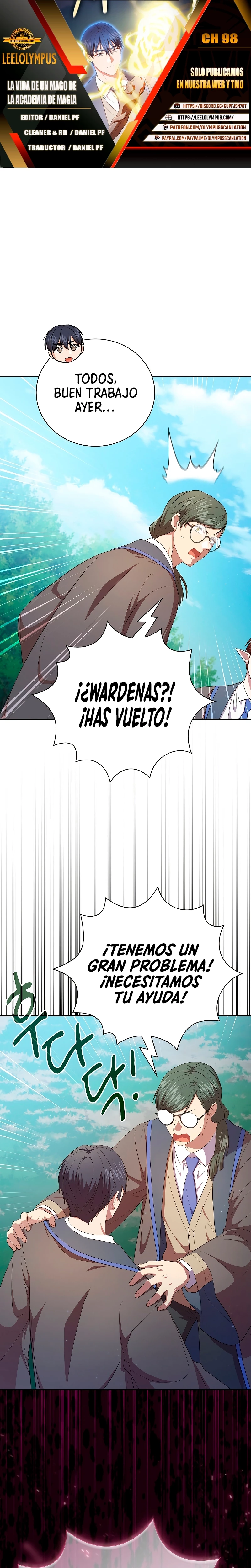 La vida de un mago de la academia de magia > Capitulo 98 > Page 01