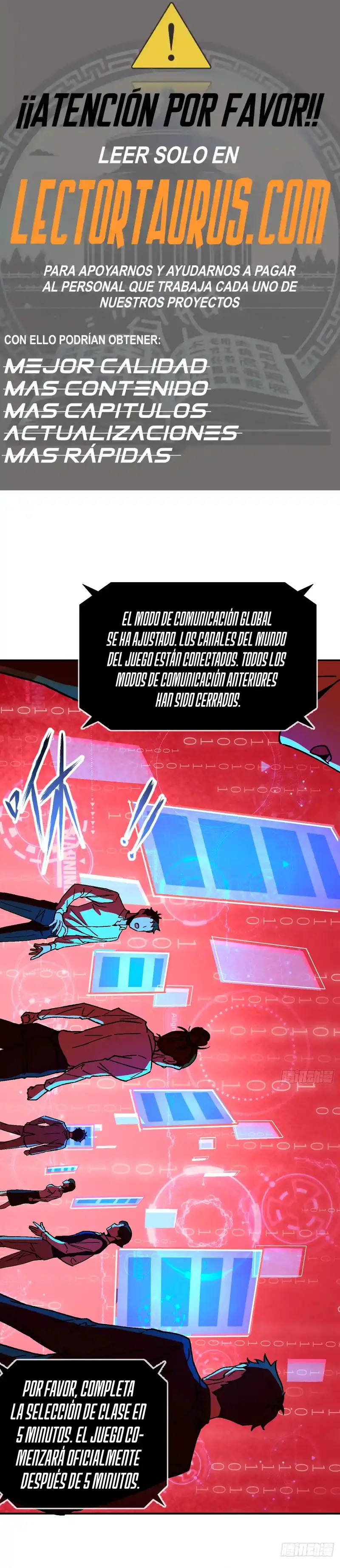 ¡El descenso de la anomalía! Iniciando como un NPC en el fin del Mundo > Capitulo 2 > Page 01
