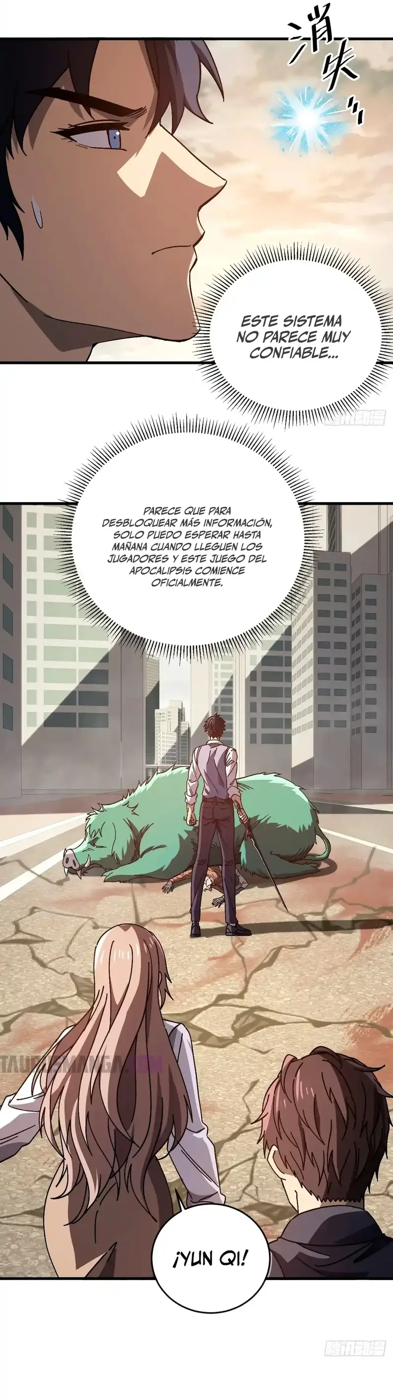 ¡El descenso de la anomalía! Iniciando como un NPC en el fin del Mundo > Capitulo 14 > Page 111
