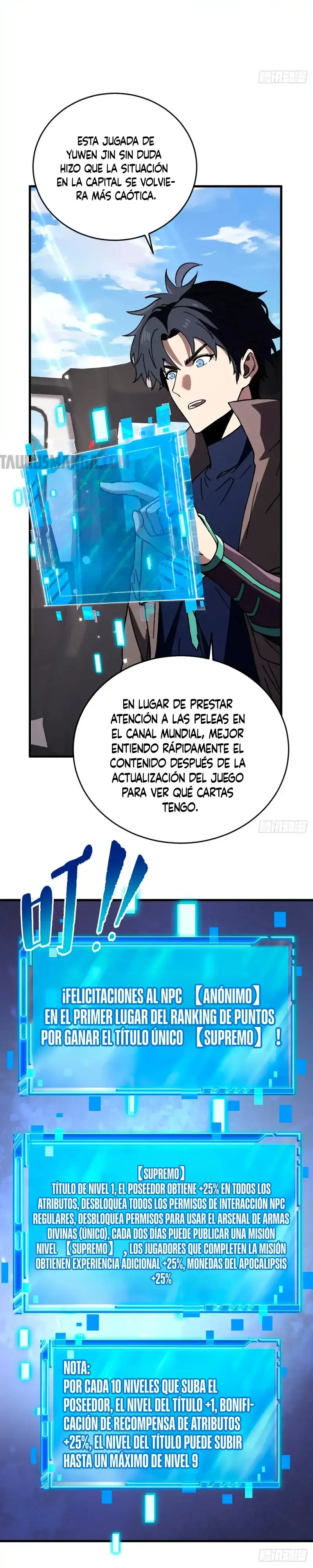 ¡El descenso de la anomalía! Iniciando como un NPC en el fin del Mundo > Capitulo 22 > Page 131