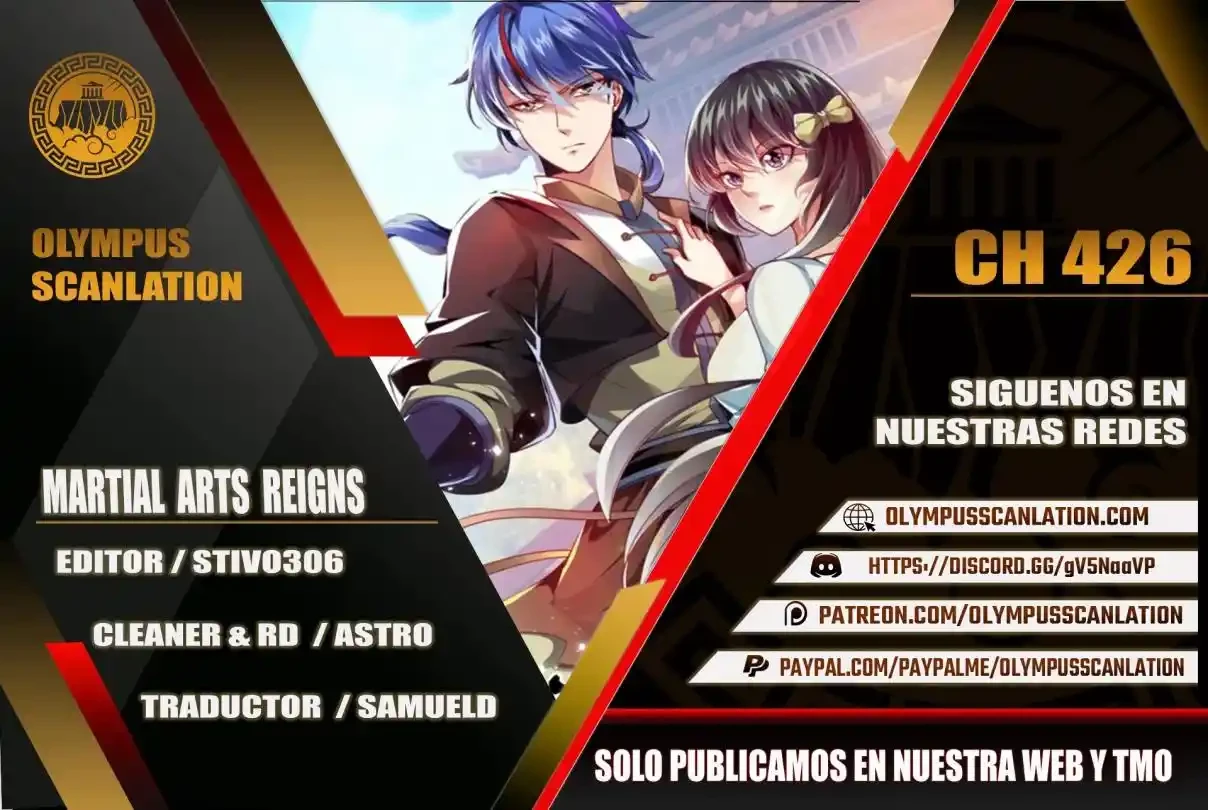 Reinado de las artes marciales > Capitulo 426 > Page 01
