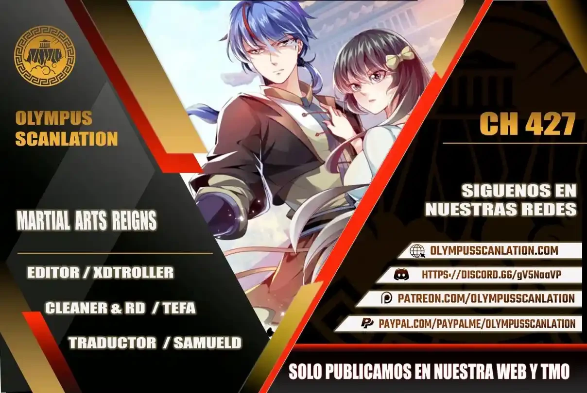 Reinado de las artes marciales > Capitulo 427 > Page 01