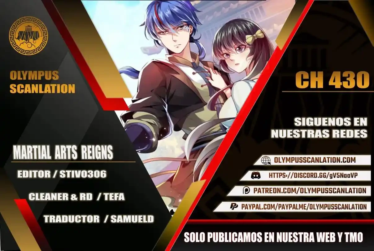 Reinado de las artes marciales > Capitulo 430 > Page 01