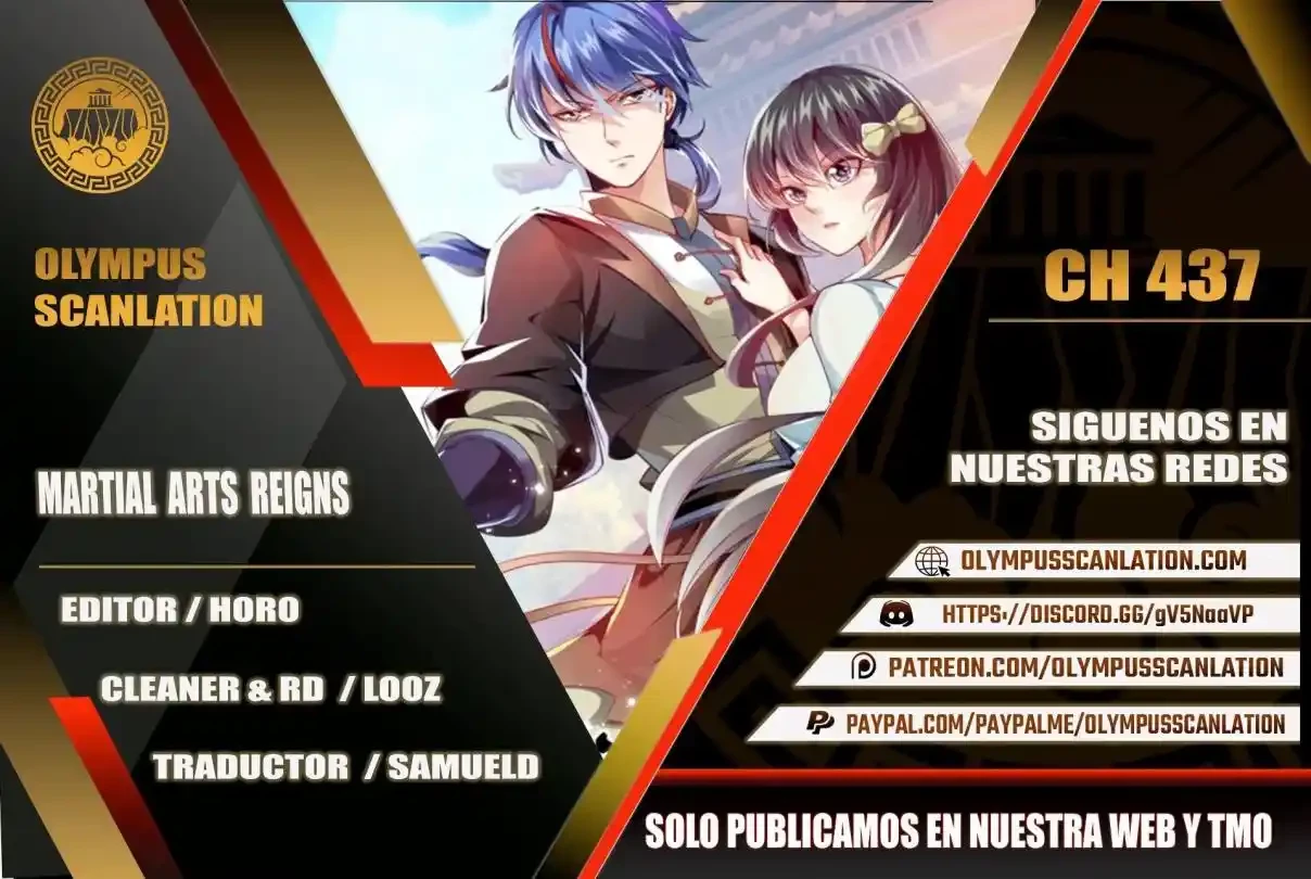 Reinado de las artes marciales > Capitulo 437 > Page 01