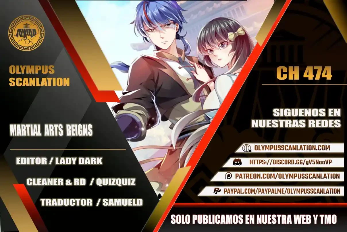 Reinado de las artes marciales > Capitulo 474 > Page 01