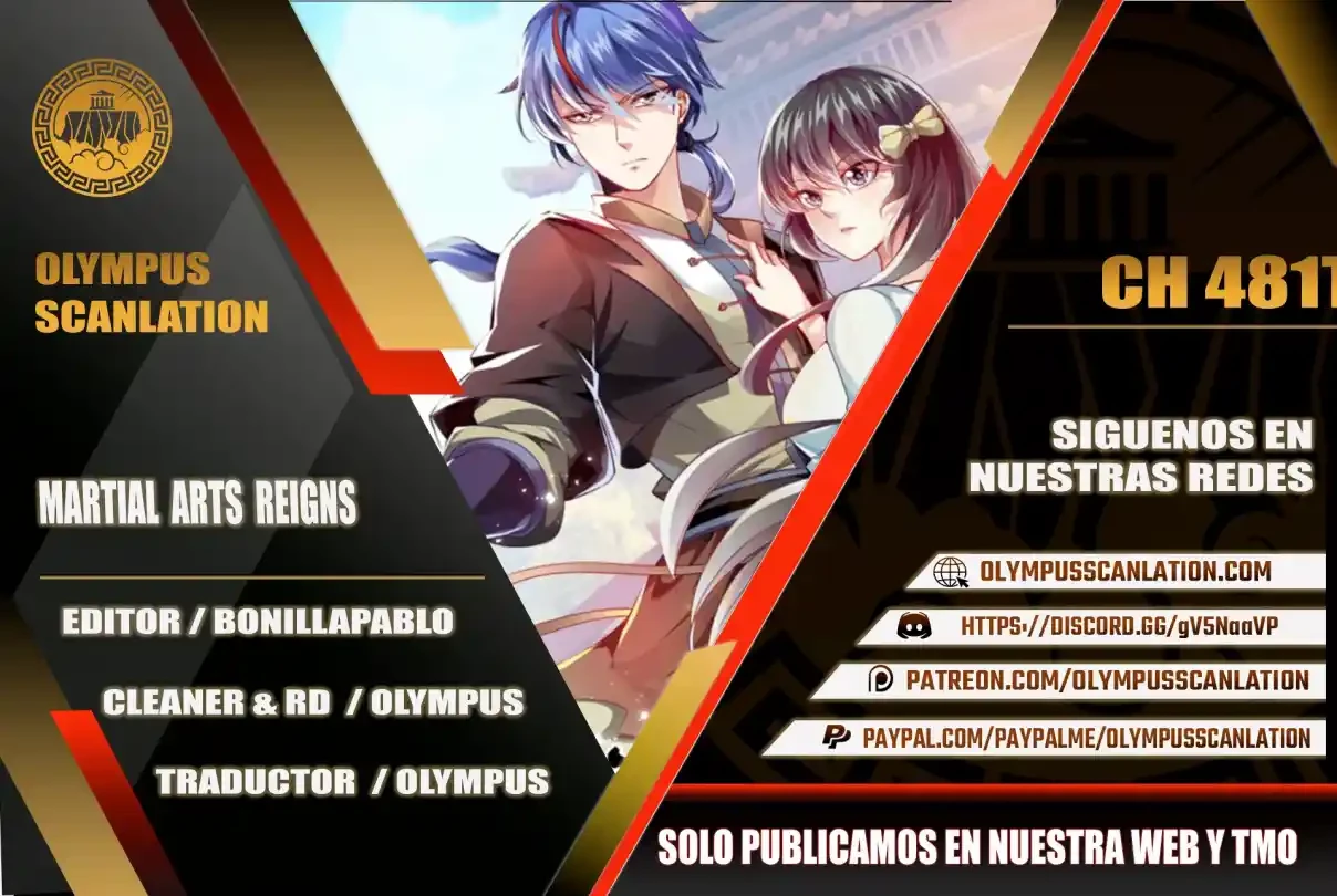 Reinado de las artes marciales > Capitulo 481 > Page 01