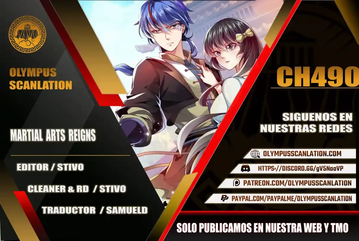 Reinado de las artes marciales > Capitulo 490 > Page 01