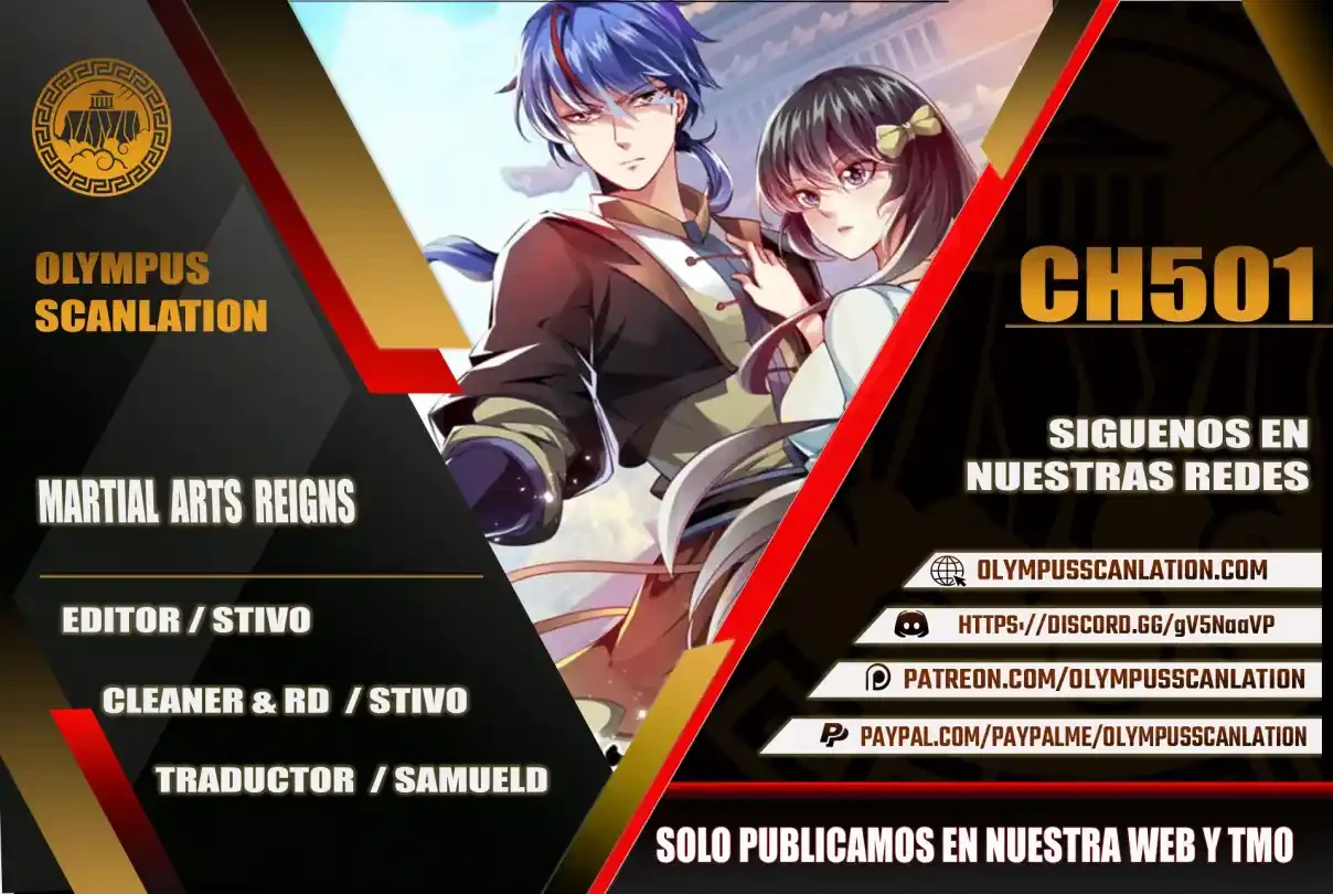 Reinado de las artes marciales > Capitulo 501 > Page 01