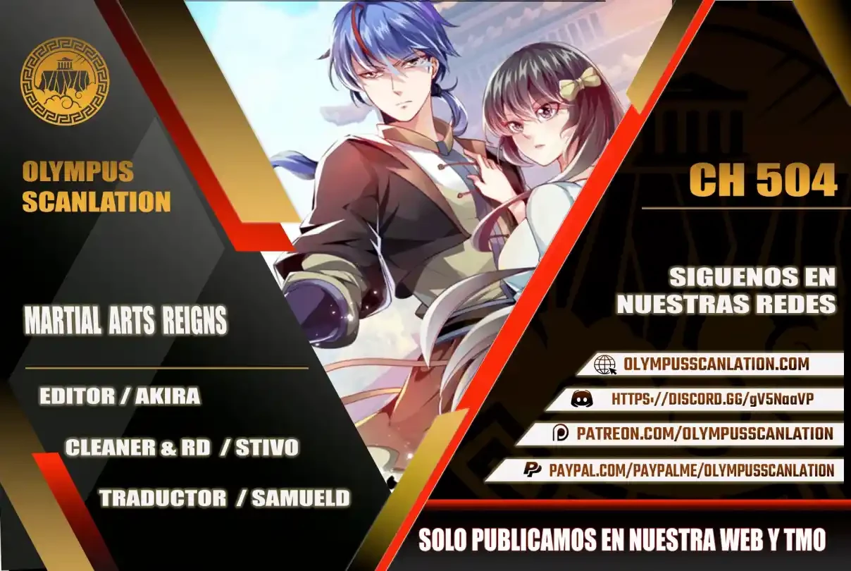 Reinado de las artes marciales > Capitulo 504 > Page 01