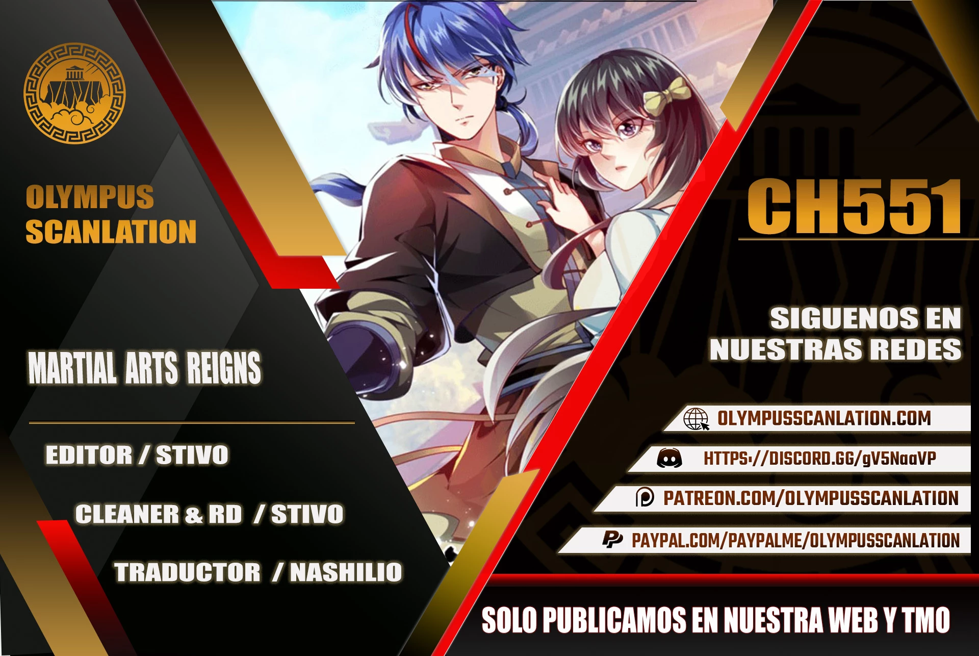 Reinado de las artes marciales > Capitulo 551 > Page 01