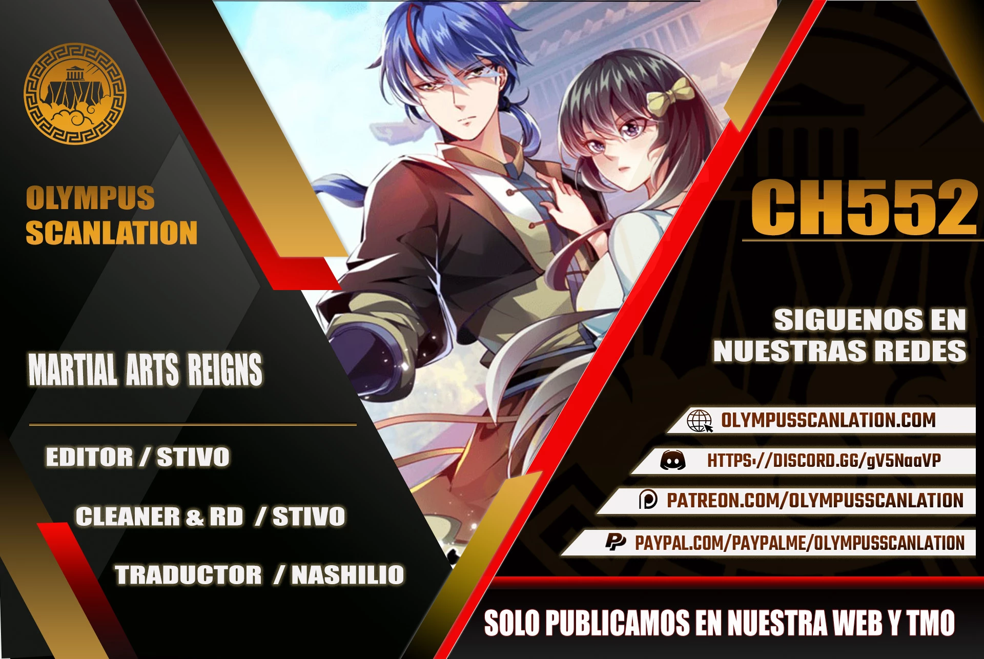 Reinado de las artes marciales > Capitulo 552 > Page 01