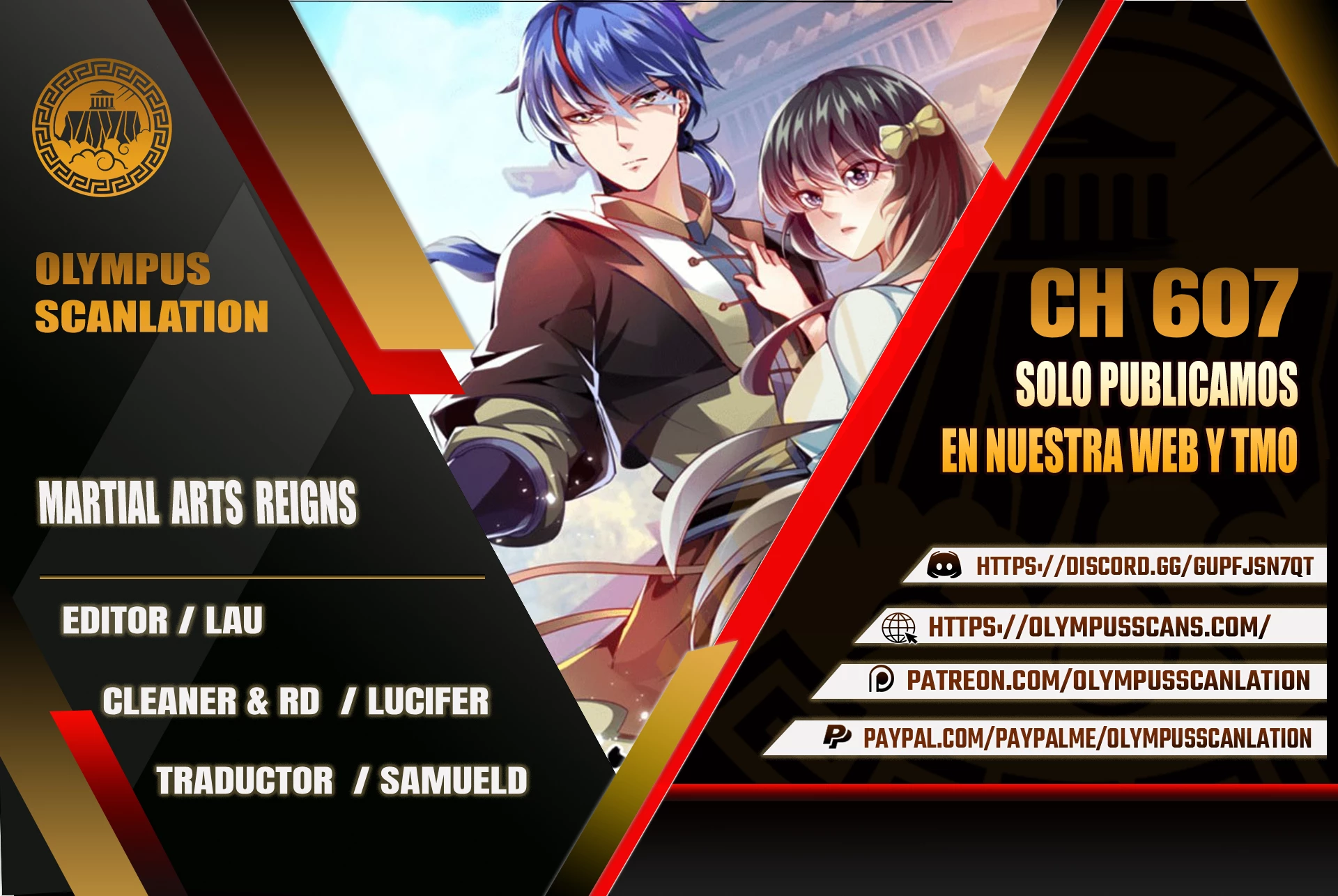 Reinado de las artes marciales > Capitulo 607 > Page 01