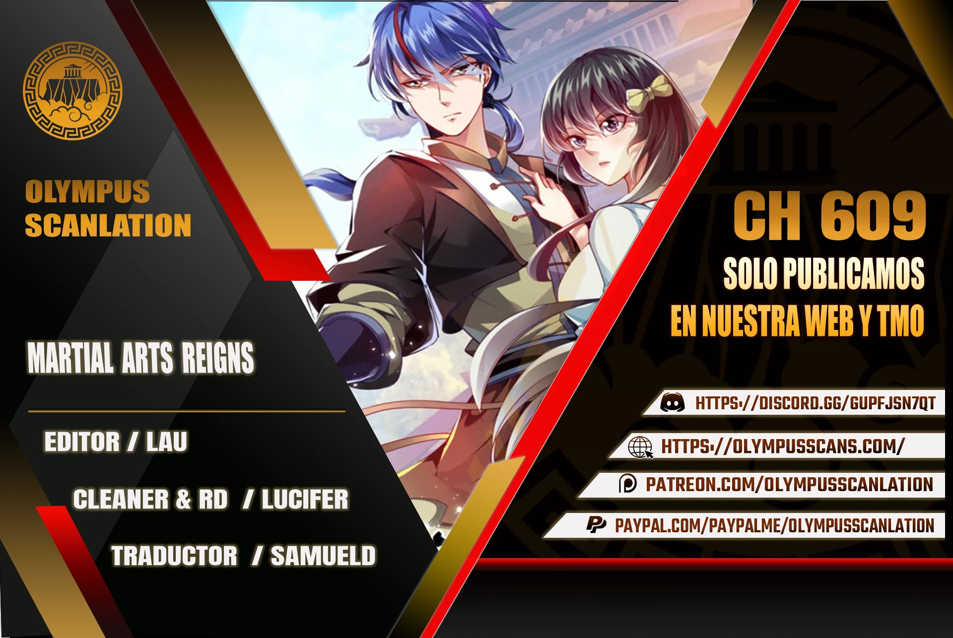 Reinado de las artes marciales > Capitulo 609 > Page 01