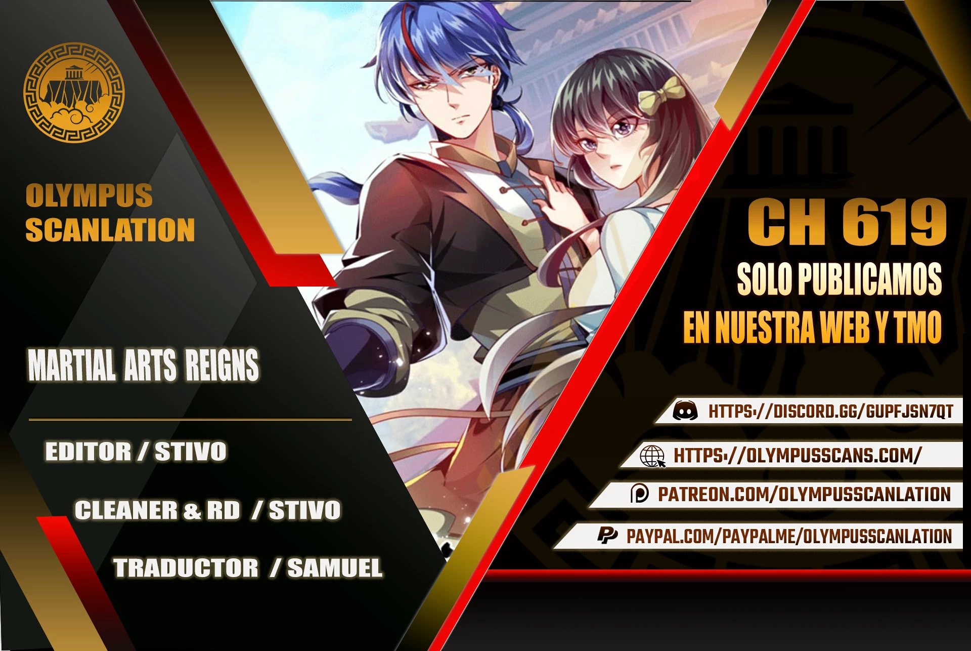 Reinado de las artes marciales > Capitulo 619 > Page 01