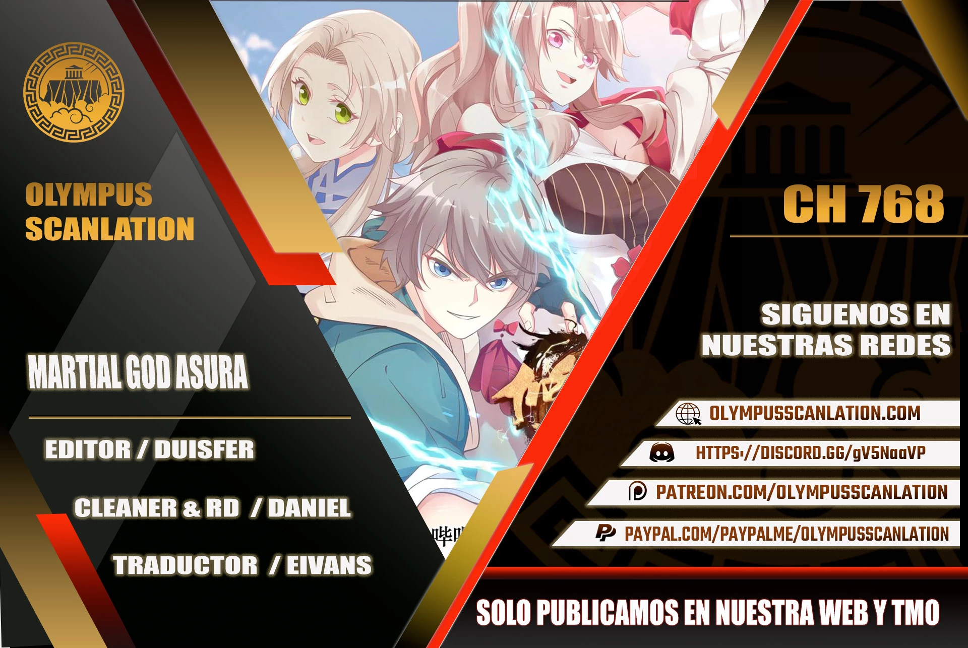 Dios marcial Asura > Capitulo 768 > Page 01