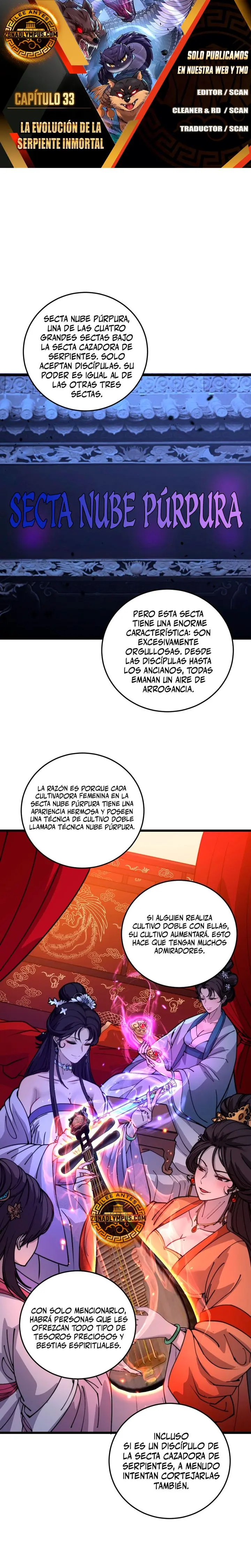 La evolución de la serpiente inmortal  > Capitulo 33 > Page 01