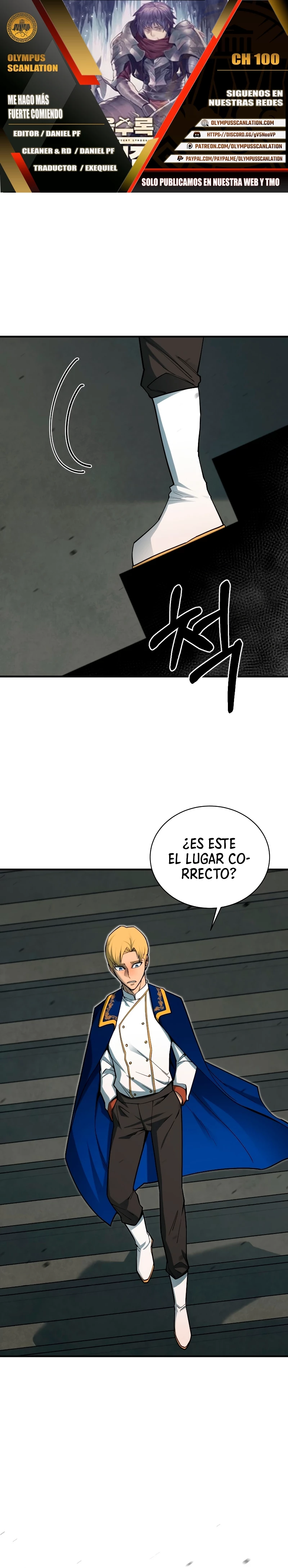 Me hago más fuerte comiendo > Capitulo 100 > Page 01