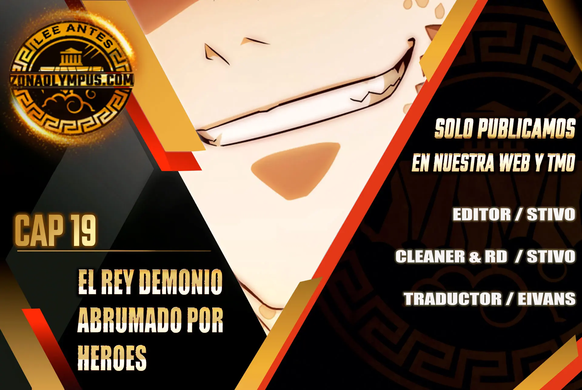 El Rey Demonio Abrumado por Héroes > Capitulo 19 > Page 01