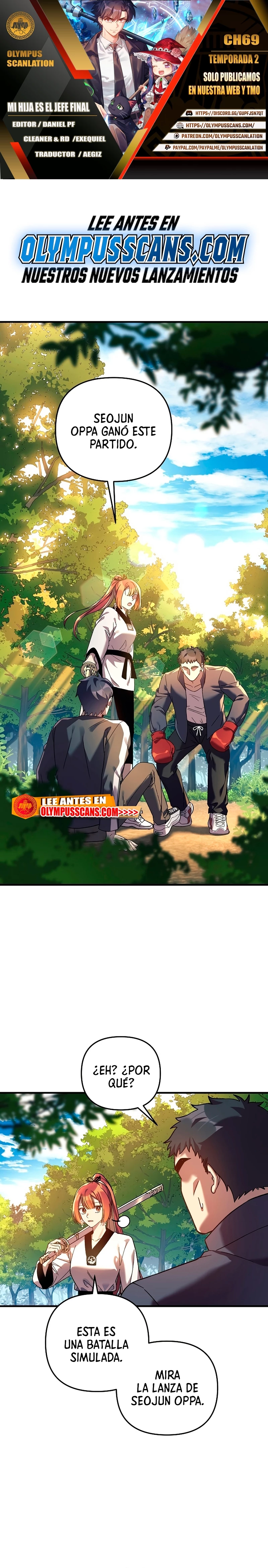 Mi hija es el jefe final > Capitulo 69 > Page 01