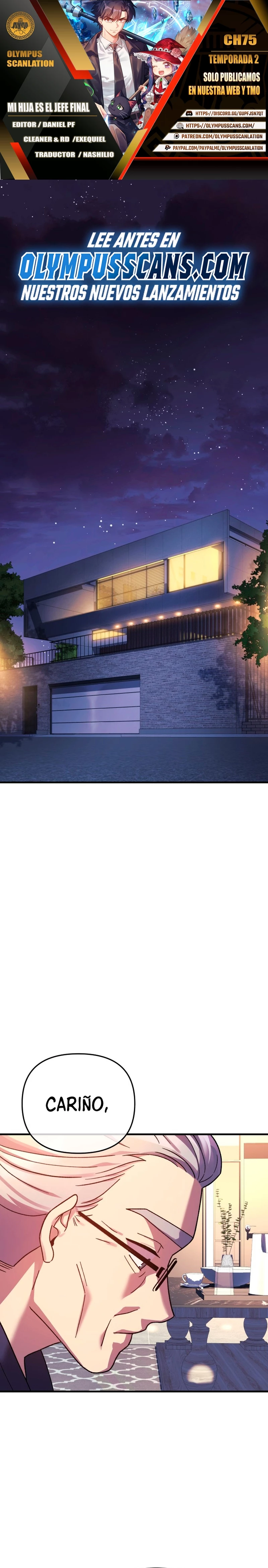 Mi hija es el jefe final > Capitulo 75 > Page 01