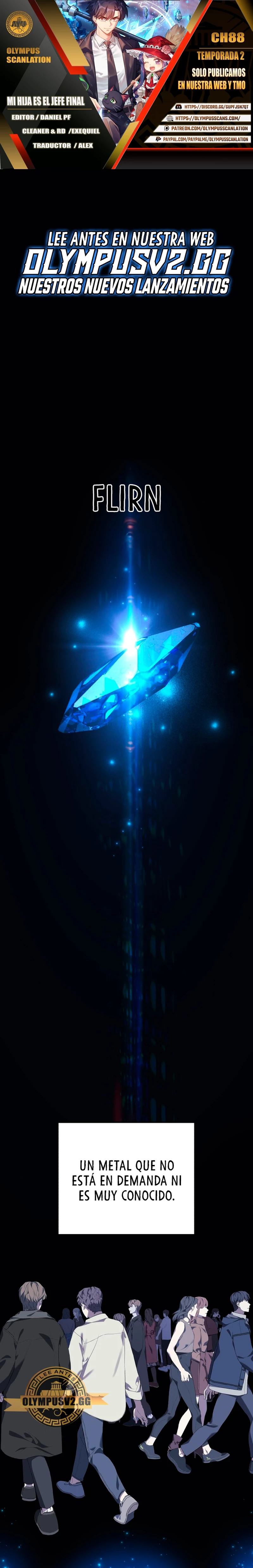 Mi hija es el jefe final > Capitulo 88 > Page 01