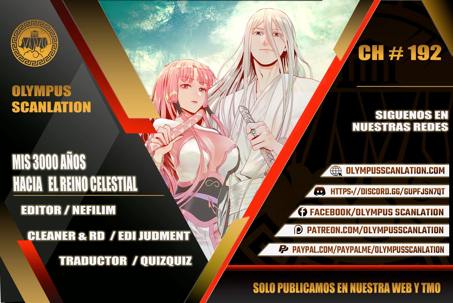 Mis 3000 Años Hacia el Reino Celestial > Capitulo 192 > Page 01