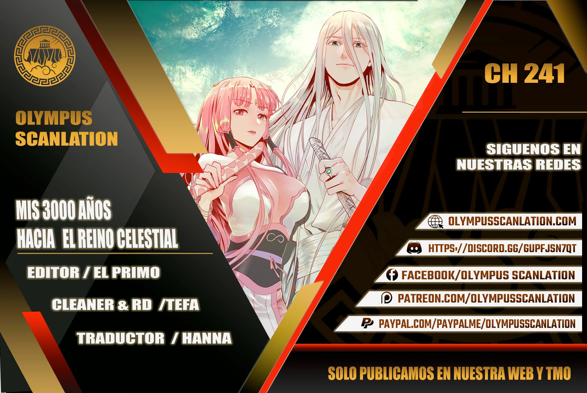 Mis 3000 Años Hacia el Reino Celestial > Capitulo 241 > Page 01