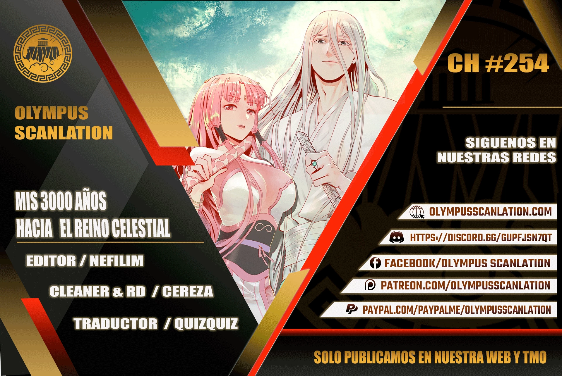 Mis 3000 Años Hacia el Reino Celestial > Capitulo 254 > Page 01