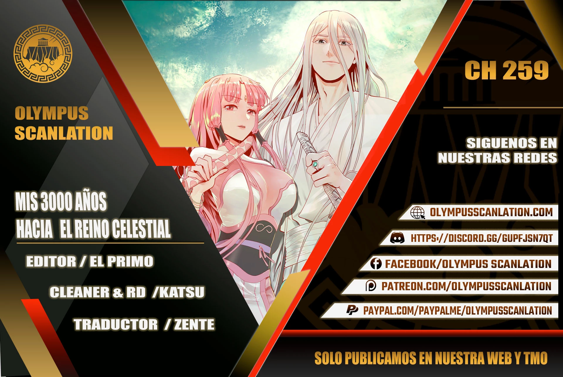 Mis 3000 Años Hacia el Reino Celestial > Capitulo 259 > Page 01