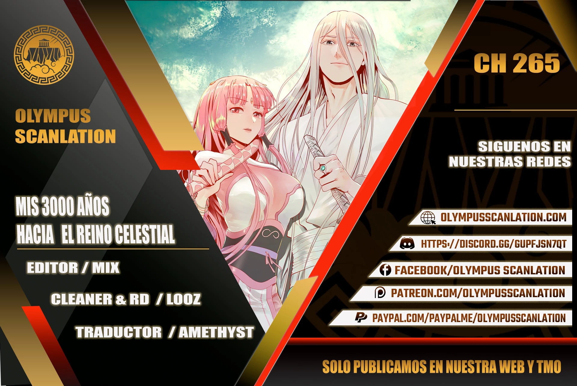 Mis 3000 Años Hacia el Reino Celestial > Capitulo 265 > Page 01