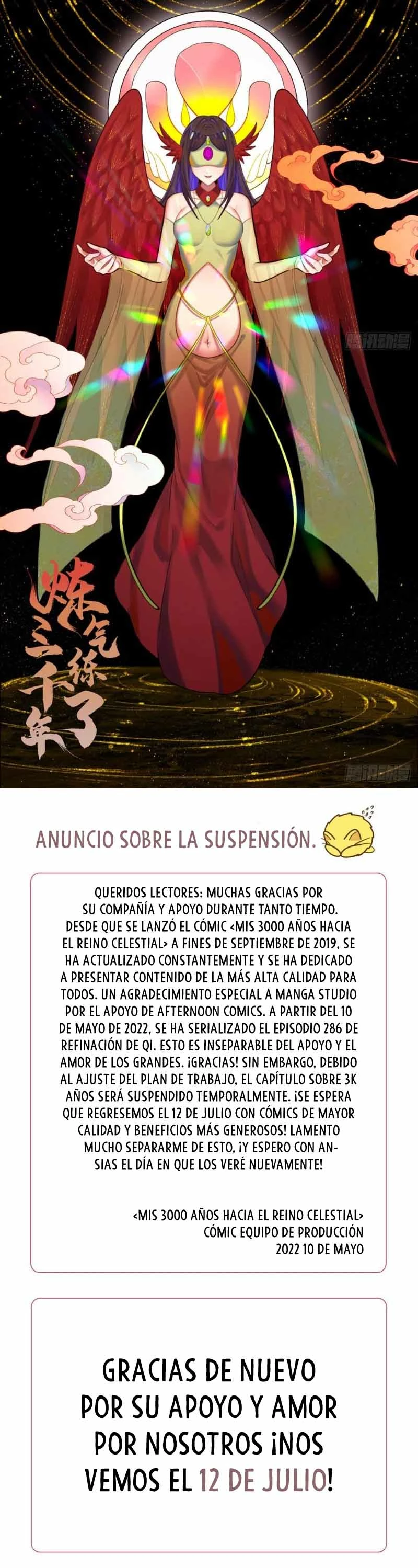Mis 3000 Años Hacia el Reino Celestial > Capitulo 286.5 > Page 01