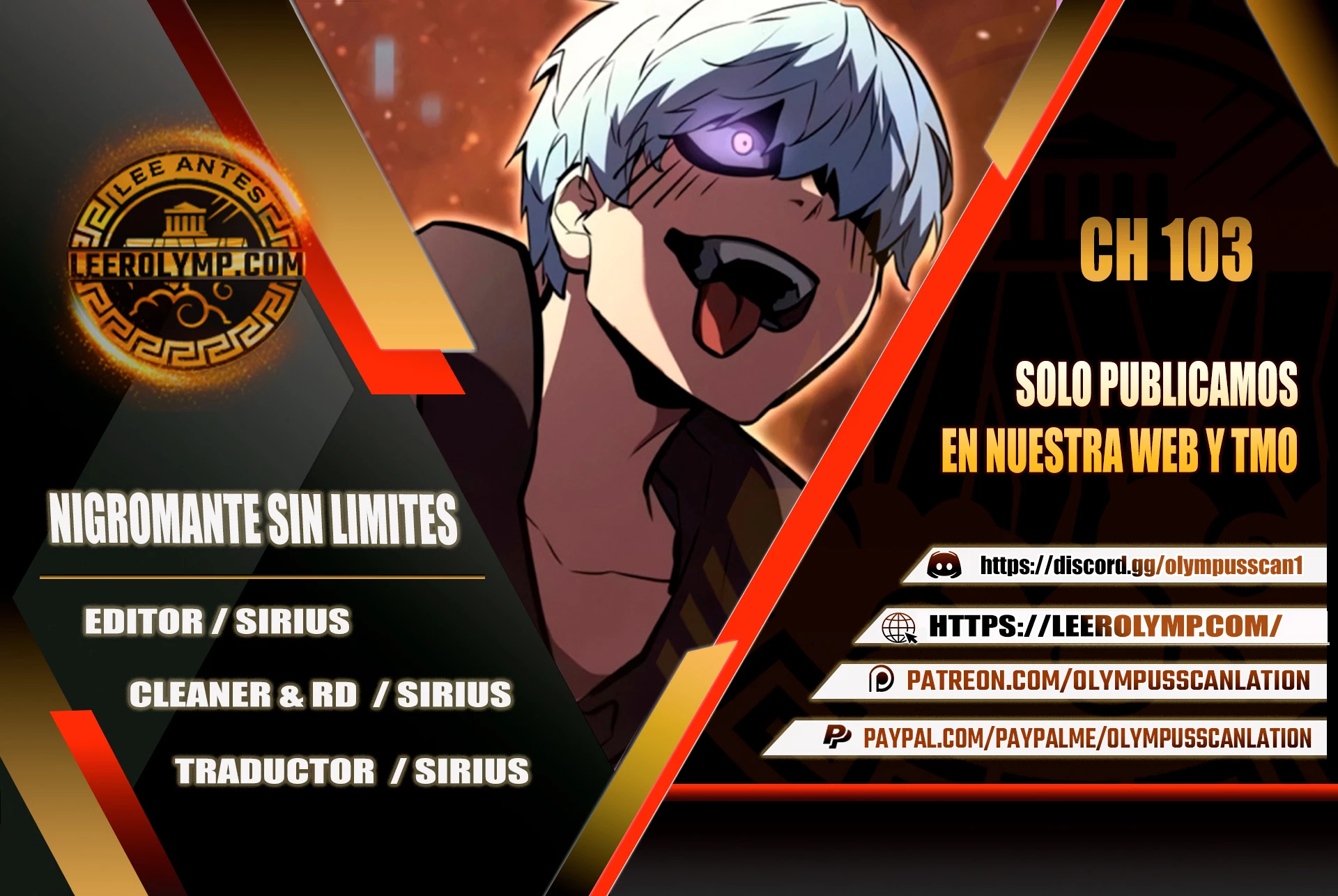 Nigromante sin limites > Capitulo 103 > Page 01