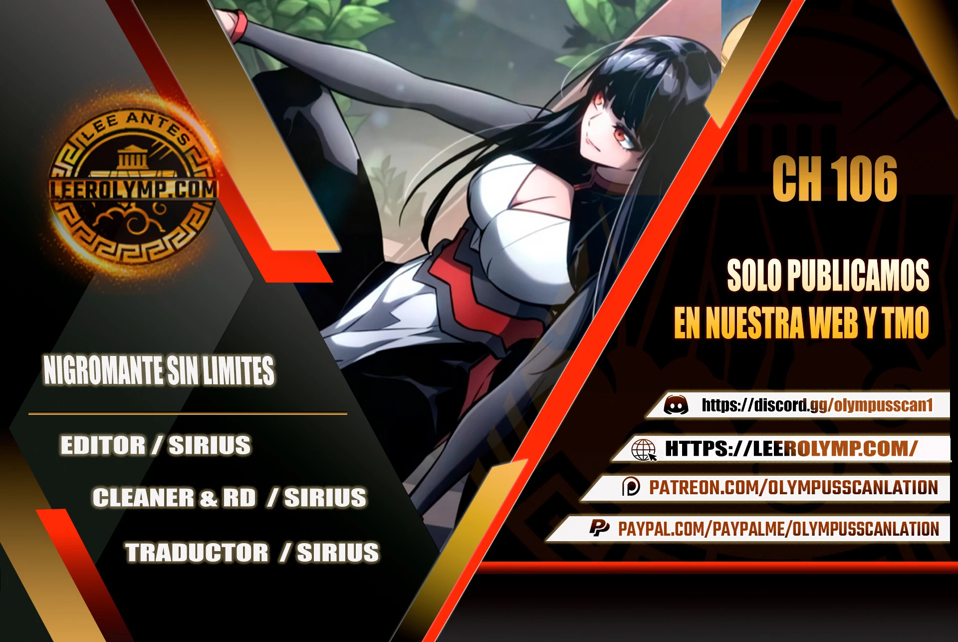 Nigromante sin limites > Capitulo 106 > Page 01