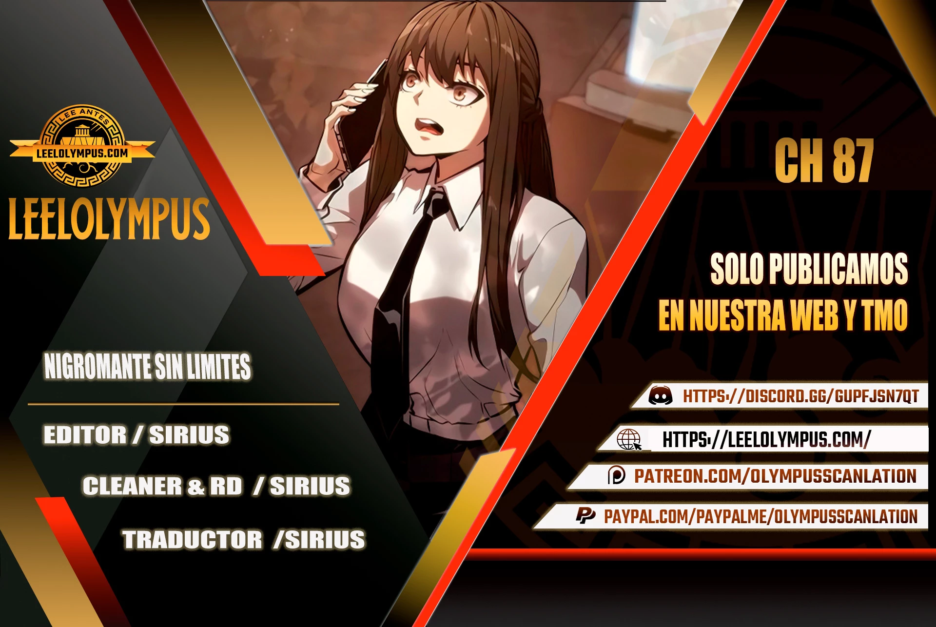 Nigromante sin limites > Capitulo 87 > Page 01