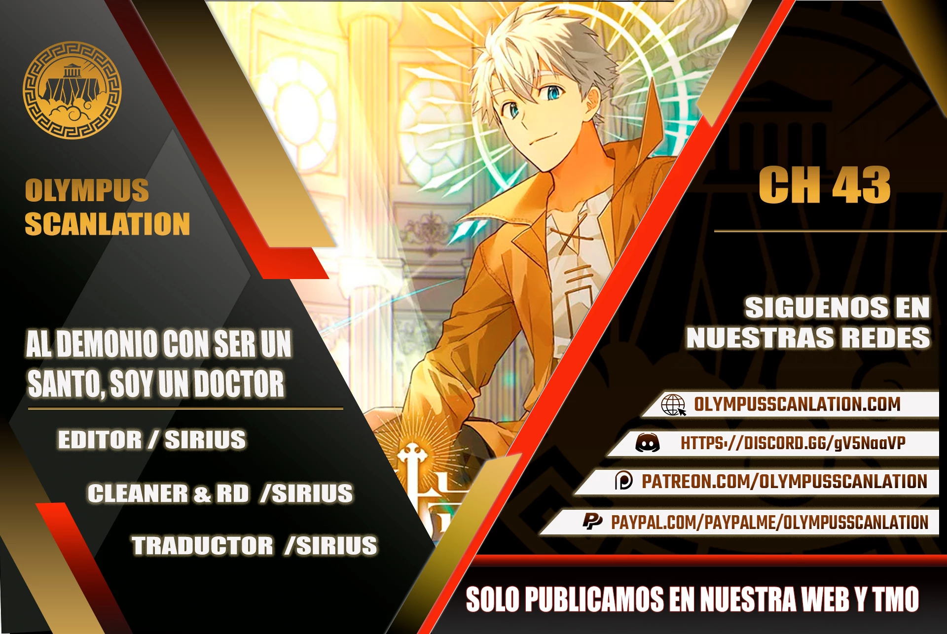 Al demonio con ser un santo, soy un medico > Capitulo 43 > Page 01