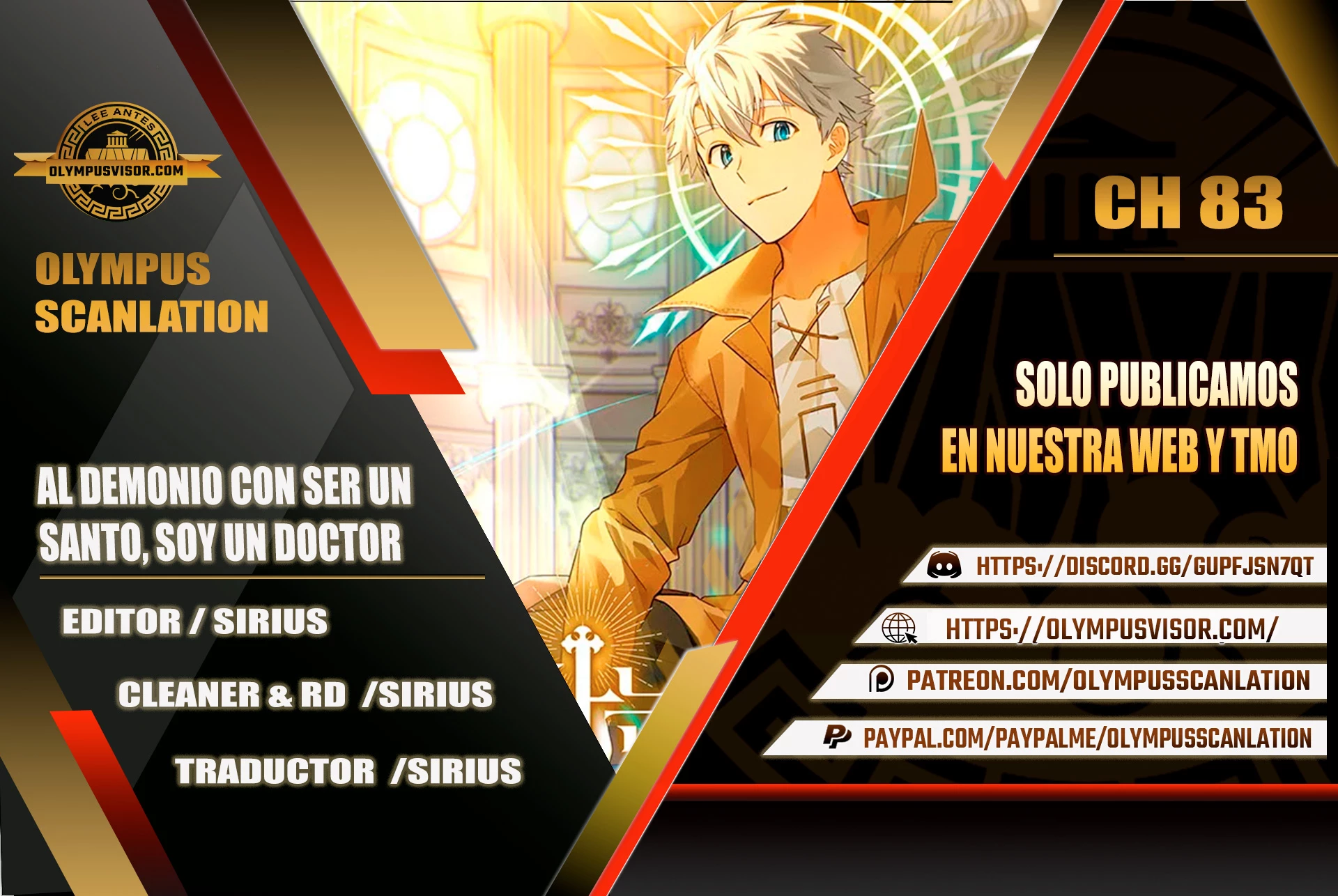 Al demonio con ser un santo, soy un medico > Capitulo 83 > Page 01
