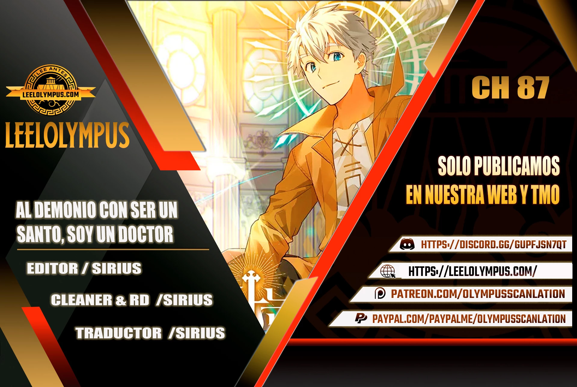 Al demonio con ser un santo, soy un medico > Capitulo 87 > Page 01