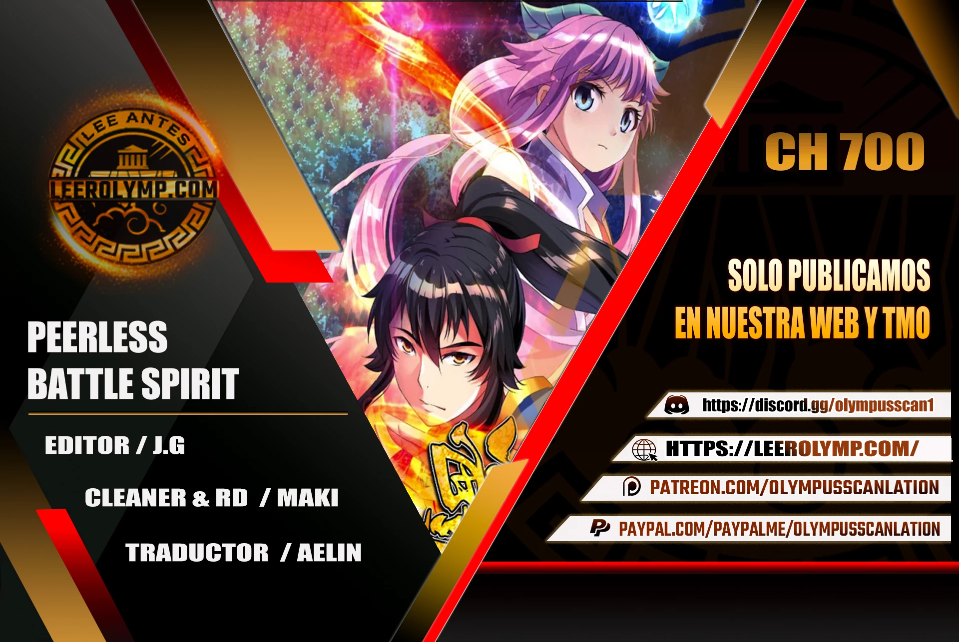 Peerless Battle Spirit  > Capitulo 700 > Page 01