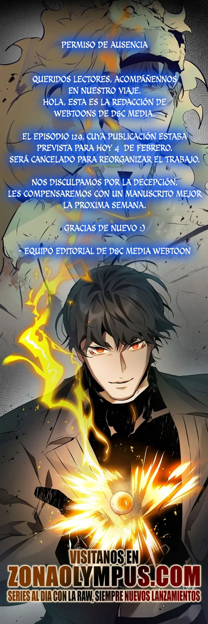 Nivelando Con Los Dioses > Capitulo 128.05 > Page 01