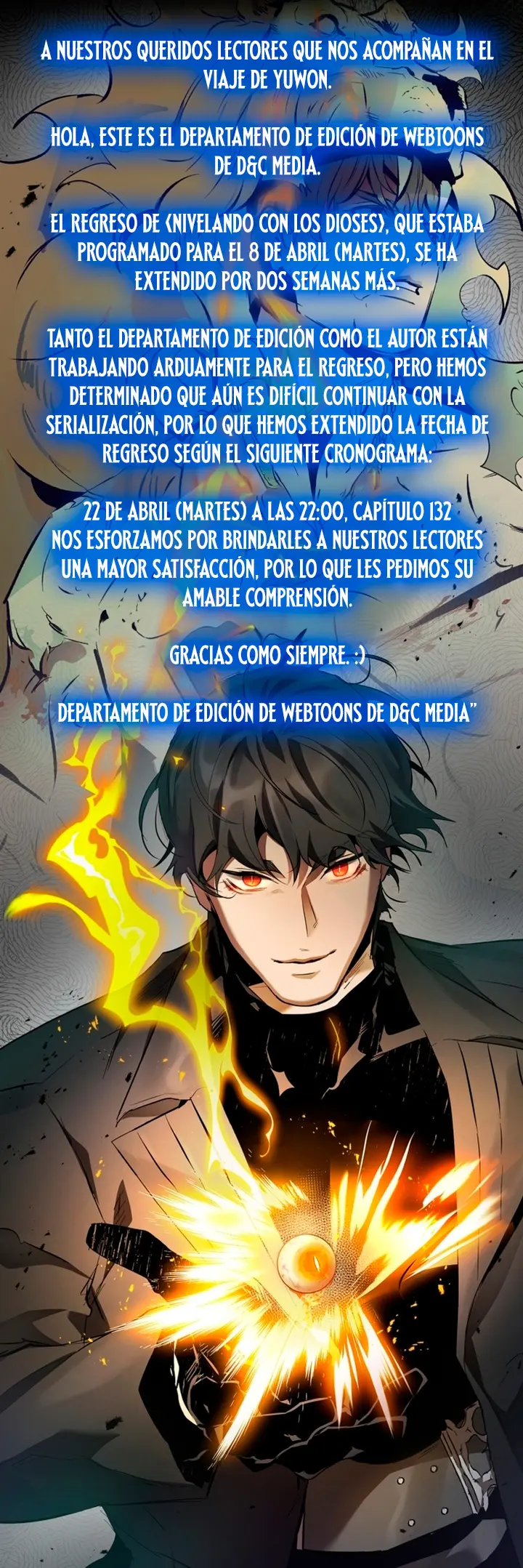 Nivelando Con Los Dioses > Capitulo 131.10 > Page 01