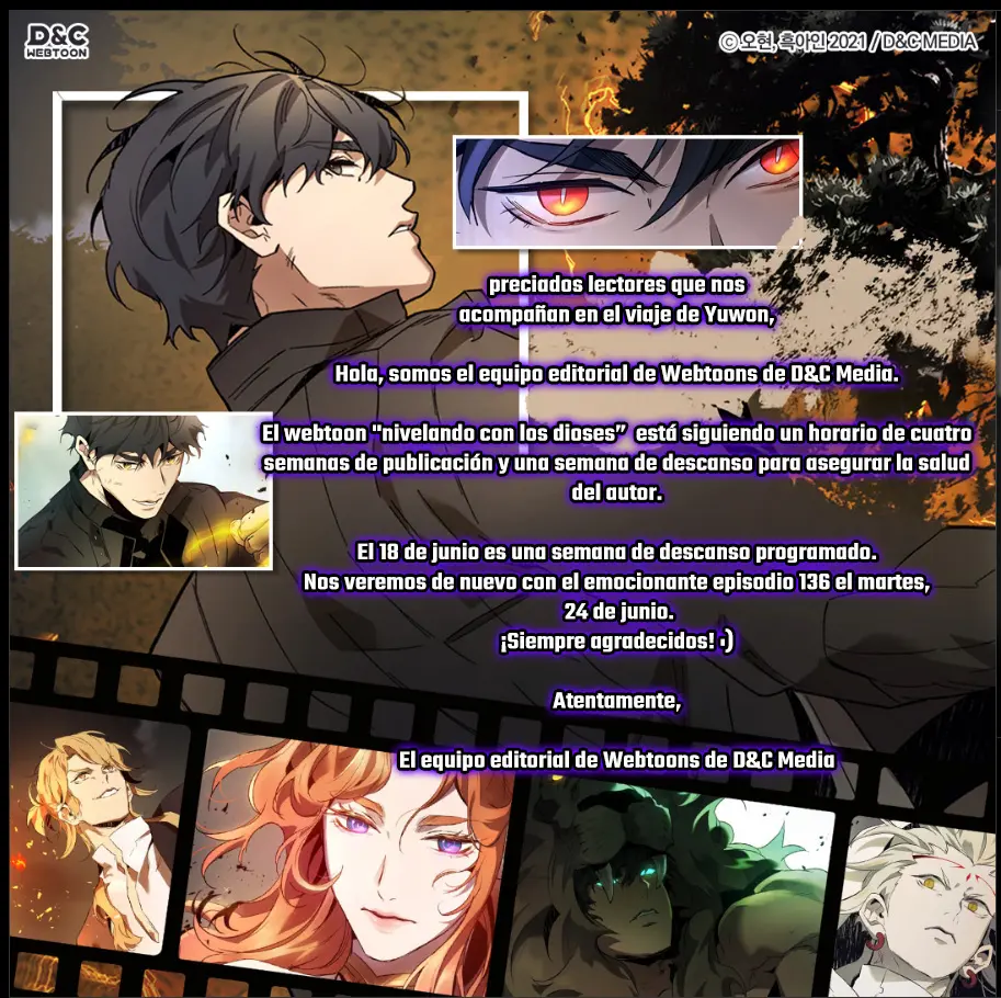 Nivelando Con Los Dioses > Capitulo 135.05 > Page 01