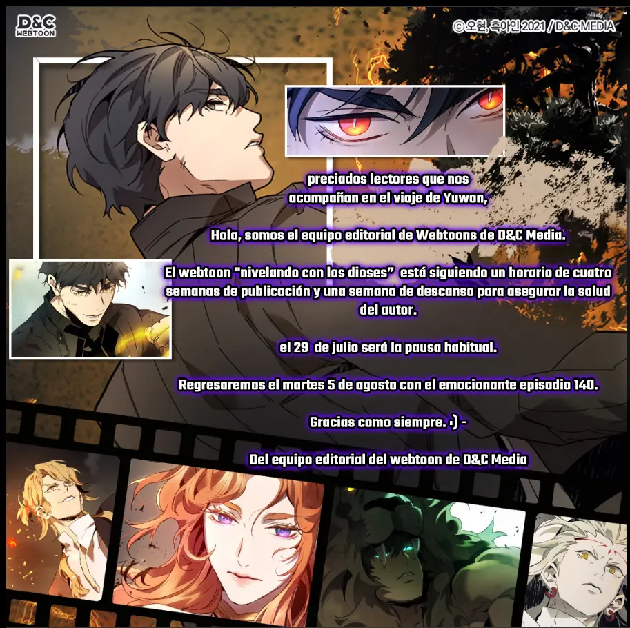 Nivelando Con Los Dioses > Capitulo 139.05 > Page 01