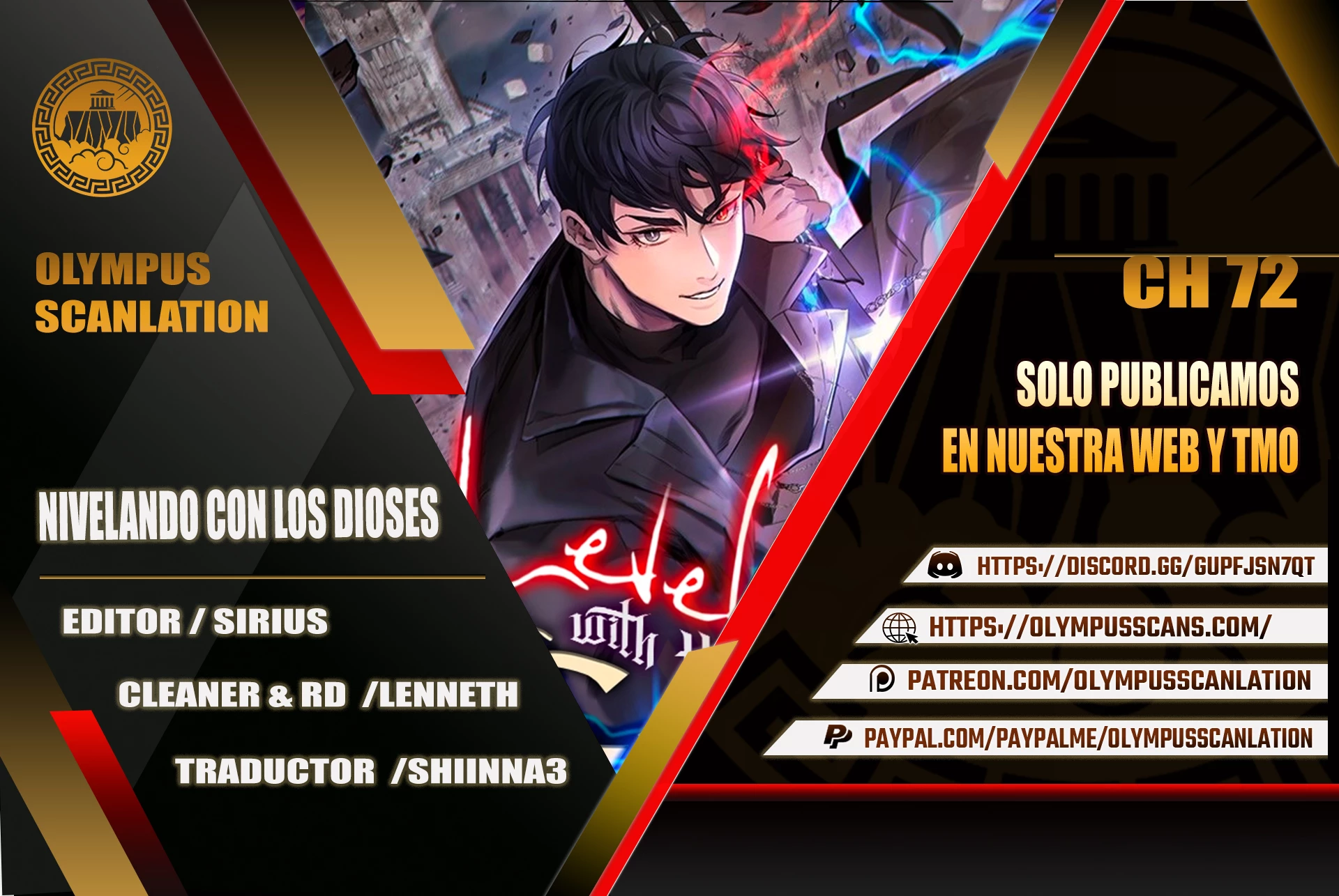 Nivelando Con Los Dioses > Capitulo 72 > Page 01