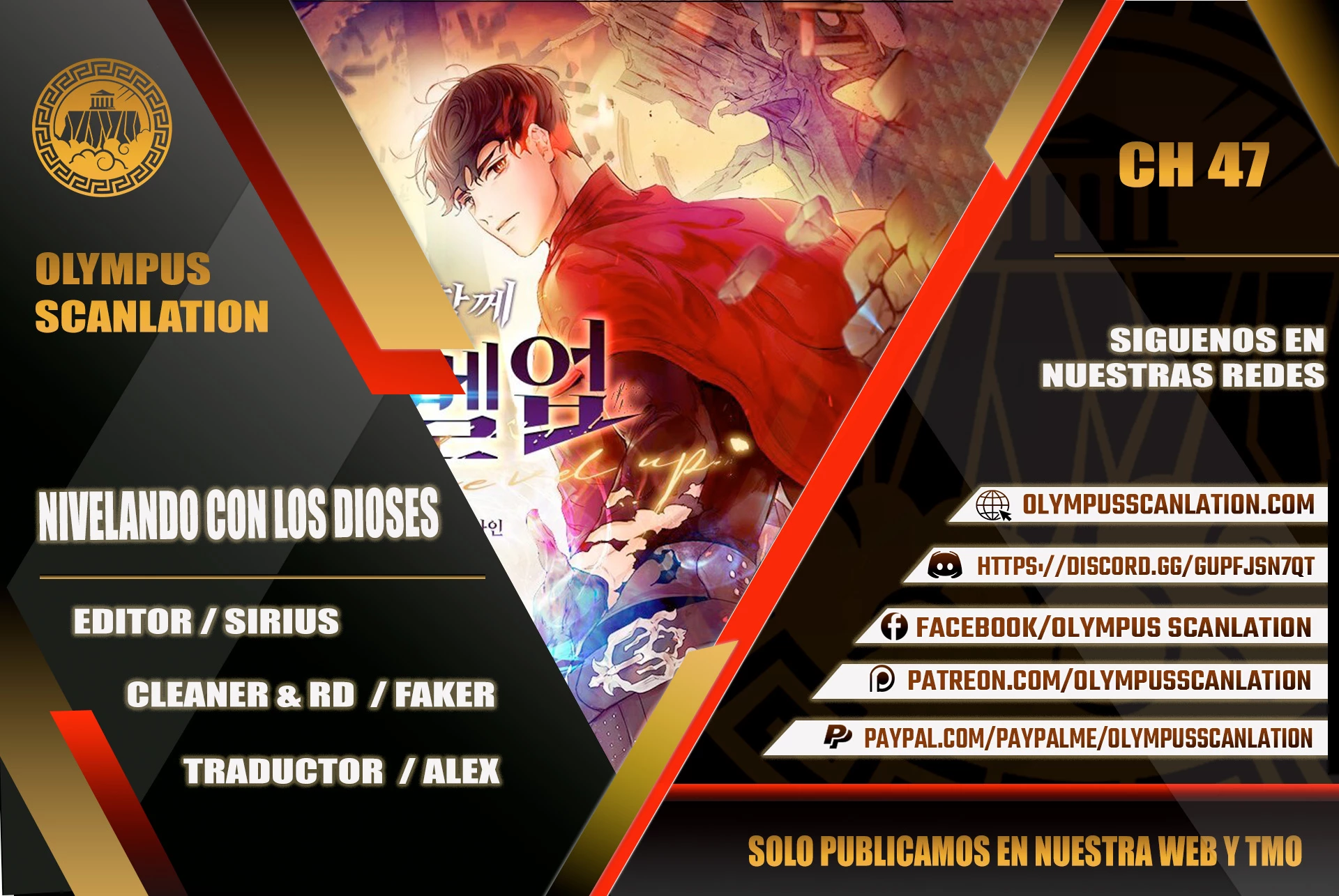 Nivelando Con Los Dioses > Capitulo 47 > Page 01