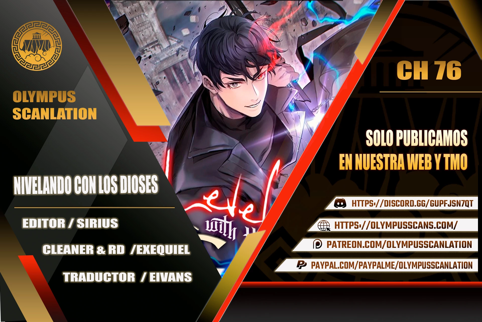 Nivelando Con Los Dioses > Capitulo 76 > Page 01