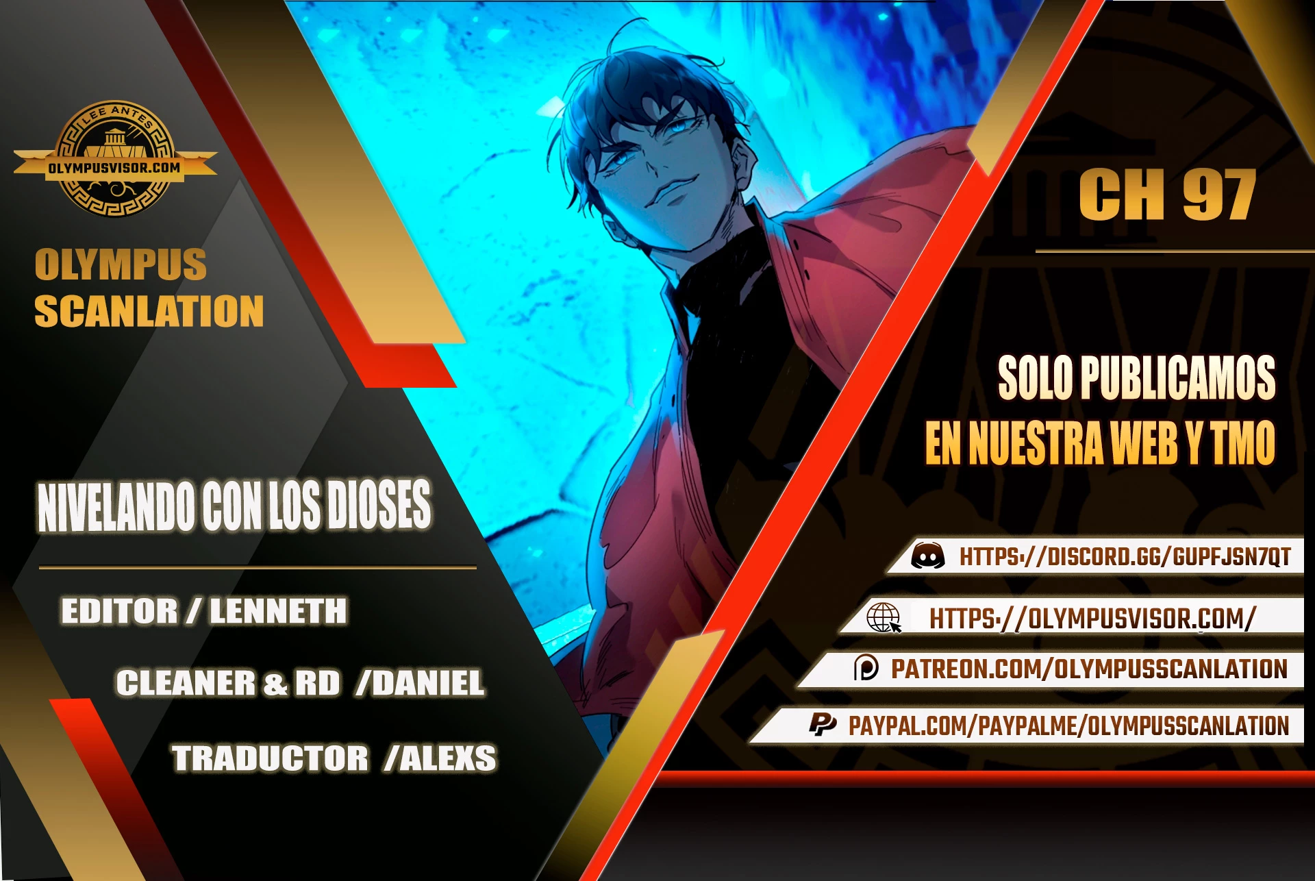 Nivelando Con Los Dioses > Capitulo 97 > Page 01