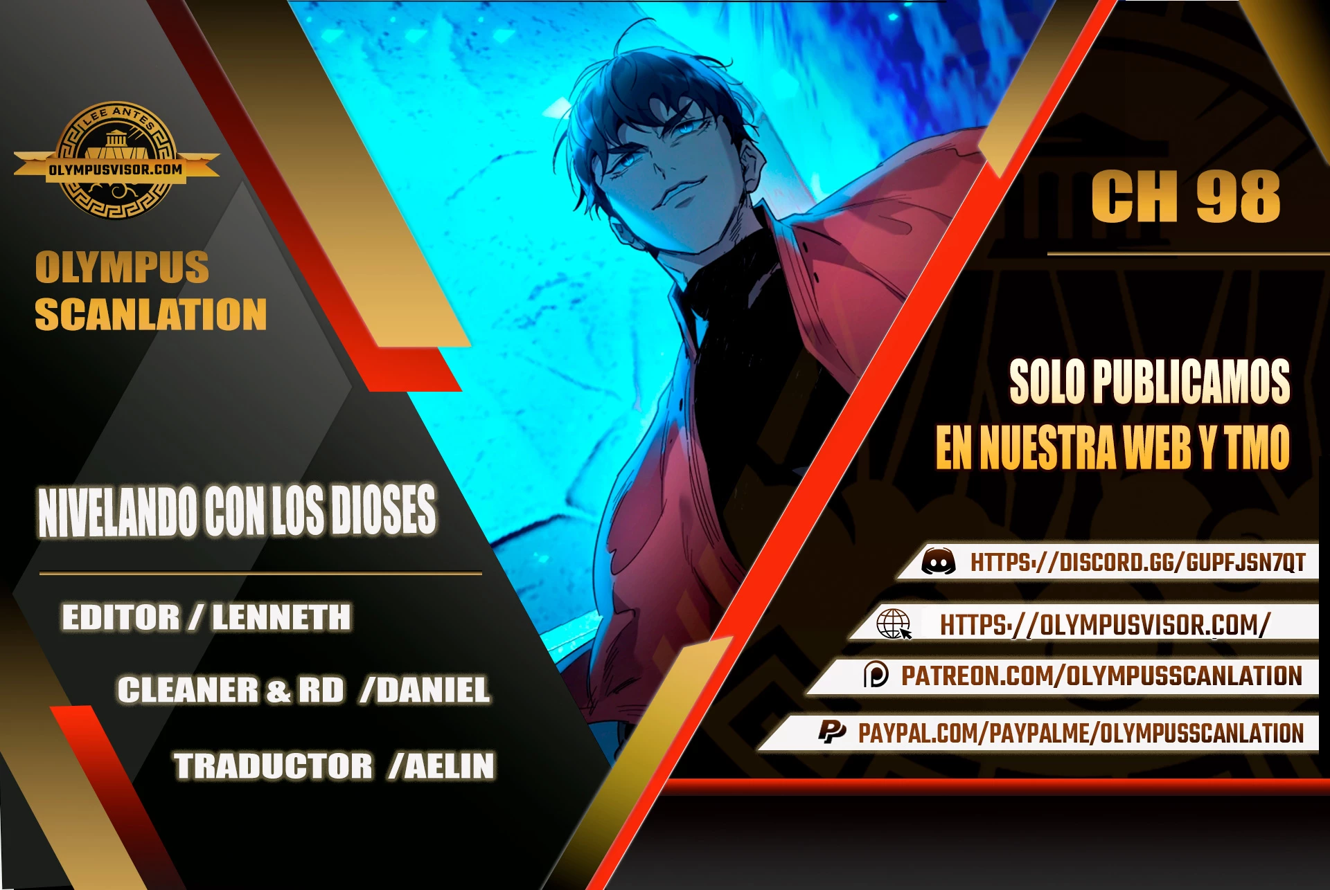 Nivelando Con Los Dioses > Capitulo 98 > Page 01